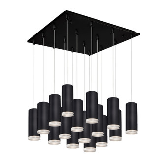 Cameo LED Pendant in Black (347|MP401431BK-16)