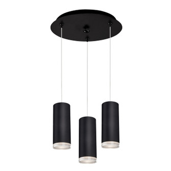 Cameo LED Pendant in Black (347|MP401431BK-03)