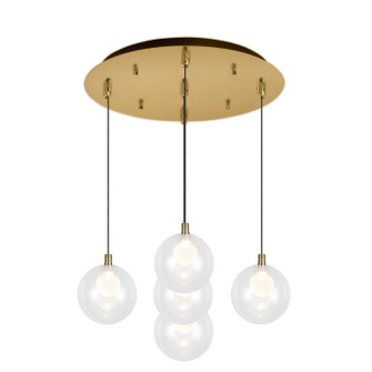Bolla LED Pendant in Brushed Gold (347|MP3106BG-05)