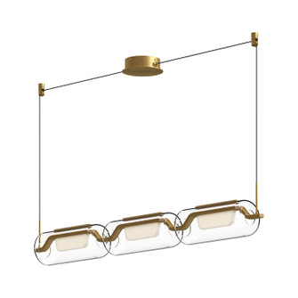 Hilo LED Linear Pendant in Brushed Gold (347|LP28543-BG-UNV)