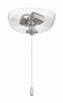 LED Fan Light Kit in Brushed Polished Nickel (46|LK2601-2L-BNK)