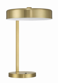 Keeva One Light Table Lamp in Satin Brass (46|87019SB-T)