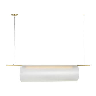Trace LED Linear Chandelier in Hand-Rubbed Antique Brass (182|PBLS80827HABEG)