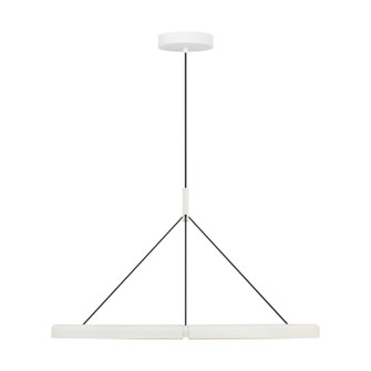 Cloak LED Chandelier in Matte White (182|PBCH80427MW)