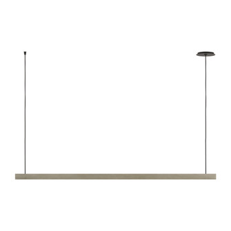 Lino LED Linear Chandelier in Honed Concrete (182|MDLS79727BHC)