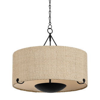 Elias Four Light Chandelier in Forged Iron (67|F3628-FOR)