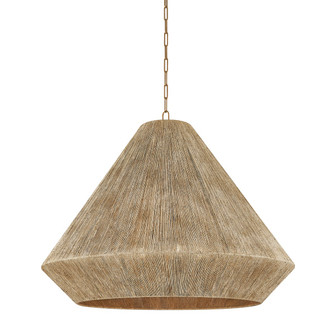 Keats Five Light Pendant in Patina Brass (67|F1640-PBR)