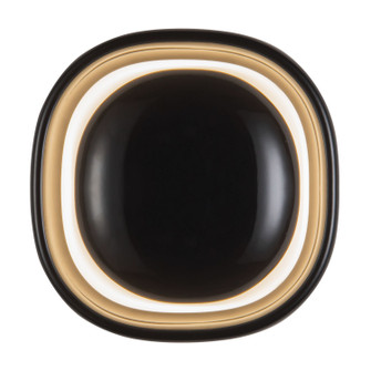 Pebble LED Wall Sconce in Glossy Black (347|WS17308-GBK)