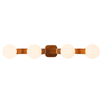 Briar Four Light Bathroom Vanity in Teak (347|VL11534-TK)