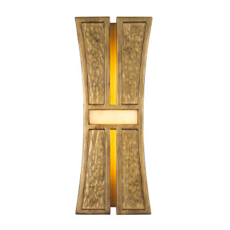 Dos LED Wall Sconce in Rustic Gold and Brushed Gold (33|528421RBG)