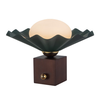 Furrow One Light Table Lamp in Pine Green (452|TL354012PGN)