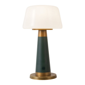 Clemence LED Table Lamp in Pine Green (452|TL314106PGN)