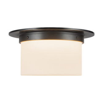 Mineral Two Light Flush Mount in Urban Bronze/Matte Opal Glass (452|FM360115UBOP)