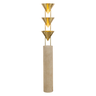 Versus Three Light Floor Lamp in Patina Brass (452|FL341367PTB)