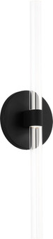 Silas LED Wall Sconce in Midnight Black/Midnight Black (454|SLW1092MBK)