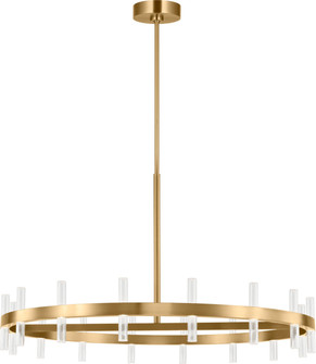 Silas LED Chandelier in Burnished Brass/Burnished Brass (454|SLC11032BBS)