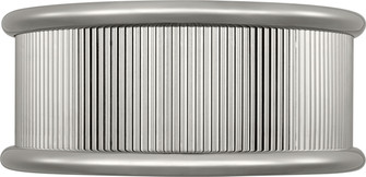 Ritz Three Light Flush Mount in Polished Nickel | Polished Nickel (454|PCF1033PN)