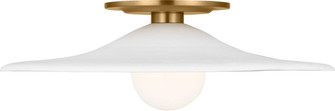 Endicott LED Flush Mount in Burnished Brass | Burnished Brass (454|KSF1121BBS)