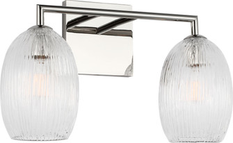 Serafina Two Light Bath in Polished Nickel | Polished Nickel (454|HV1002PN)