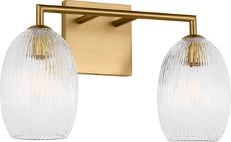 Serafina Two Light Bath in Burnished Brass | Burnished Brass (454|HV1002BBS)