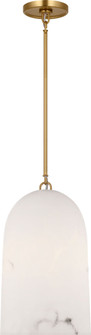 Savina One Light Pendant in Burnished Brass/Burnished Brass (454|CP1491BBS)