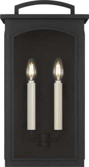 Modesto Two Light Wall Lantern in Textured Black | Textured Black (454|CO1542TXB)