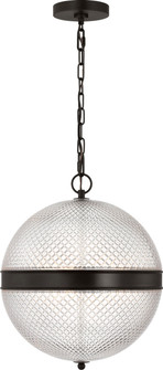 Lucinda Three Light Pendant in Aged Iron | Aged Iron (454|AP1303AI)