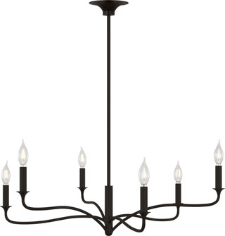 Chatsworth Six Light Chandelier in Aged Iroged Iron (454|AC1226AI)