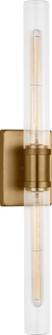 Keaton Two Light Vanity in Satin Brass | Satin Brass (454|4665002CF-848)