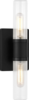 Keaton Two Light Vanity in Midnight Black | Midnight Black (454|4465002CF-112)