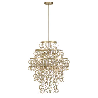 Sententas Nine Light Pendant in Noble Brass (51|7-4902-9-127)