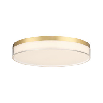 Clarion LED Flush Mount in Brass (51|6-4444-13-BR)