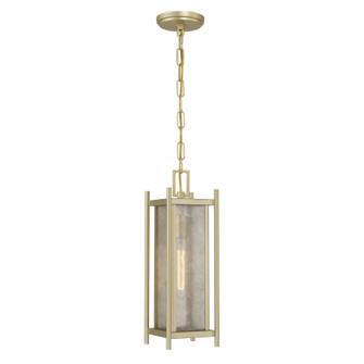 Jacobs One Light Outdoor Hanging Lantern in Serene Brass (51|5-3806-344)