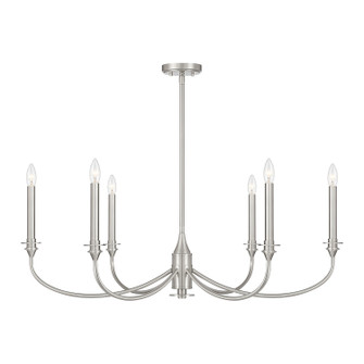 Coventry Six Light Chandelier in Satin Nickel (51|1-1500-6-SN)