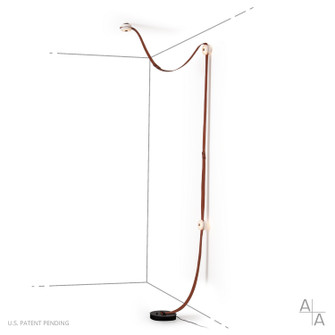 Snaps Snaps Floor-to-Ceiling Plug-in LED Lamp in White (39|402801-LED-STND-02-LC-PG)