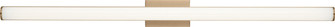 Cavitt LED Vanity in Satin Brass (1|GLV1561SB-L)