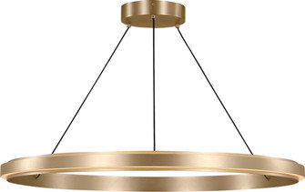 Aro LED Chandelier in Satin Brass (1|GLC1901SB)