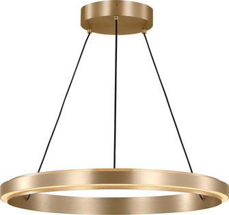 Aro LED Chandelier in Satin Brass (1|GLC1891SB)