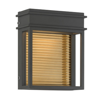 Clyne LED Outdoor Wall Sconce in Sand Coal Black (7|79501-877-L)
