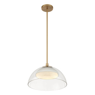 Halwynd LED Convertible Pendant/Semi-Flush in Legacy Brass (7|2036-732-L)
