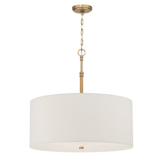 Molvene Three Light Pendant in Legacy Brass (7|10426-732)