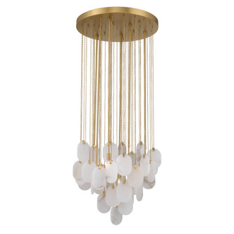 Velisse Six Light Pendant in Legacy Brass (29|N3676-732)