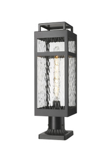Ridgeway One Light Outdoor Post Lantern in Matte Black (405|9953-1PLT-BK-20-WG)