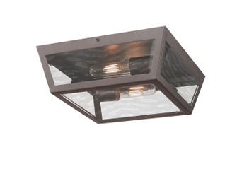 Madison Two Light Flush Mount in Bronze (405|9952-1F-BZ-12-WG)