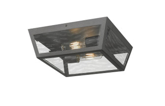 Madison Two Light Flush Mount in Matte Black (405|9952-1F-BK-12-WG)
