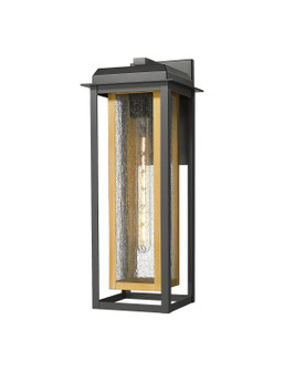 Mansfield One Light Wall Sconce in Matte Black (405|9951-1W-BK-20-CG-BR-SDY)