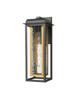Mansfield One Light Wall Sconce in Matte Black (405|9951-1W-BK-20-CG-BR-WG)