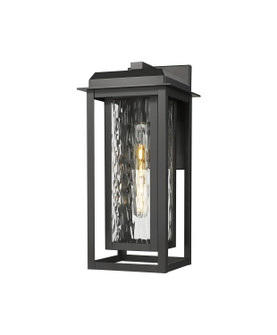 Mansfield One Light Wall Sconce in Matte Black (405|9951-1W-BK-16-CG-BK-WG)