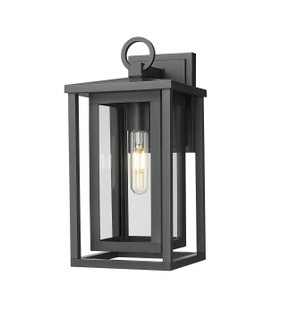Ashland One Light Wall Sconce in Matte Black (405|9950-1W-BK-14-CL)