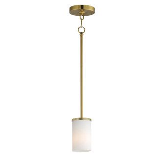 Lateral One Light Pendant in Satin Brass (16|90281SWSBR)